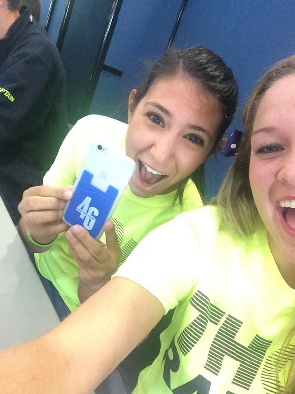 Liindsadactyl's tweet photo. @SL_FTK here we are modeling the phone case!! #THRaffle http://t.co/QN7n7UM55u