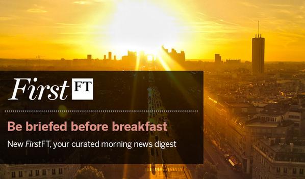 ftworldnews's tweet image. Our daily email briefing #FirstFT is live. It features must-reads from @FT and other sources on.ft.com/1stVxjx