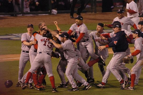 RedSox's tweet photo. 10 years ago. #04Champs http://t.co/cSVWoejCHH http://t.co/uAPZpjhEyU