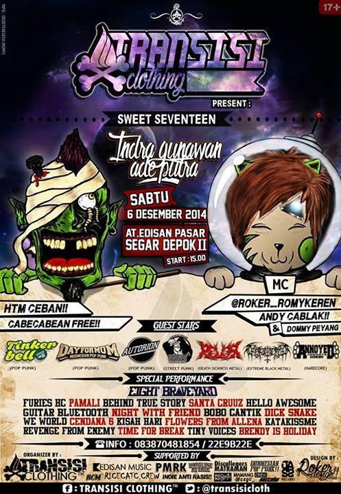 <a href="/wearesfh/">SOCIAL FOR HALLOWEEN</a> <a href="/transisicloth/">TRANSISI CLOTHING™</a> present : Sabtu/6 desember 2014 at.@Edisanmusic depok II CP:083870481854 / 22E9B22E