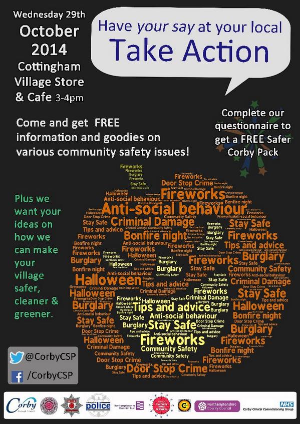 LE16Comms's tweet image. 'Take Action' day at #cottinghamvillage store and cafe, 29 October, 3 to 4pm 
cottinghamnews.co.uk/whatson.htm