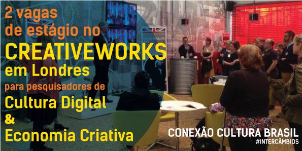 2 vagas de estágio no Creativeworks em Londres
culturadigital.br/intercambio
Leia a matéria: goo.gl/zXwKO4