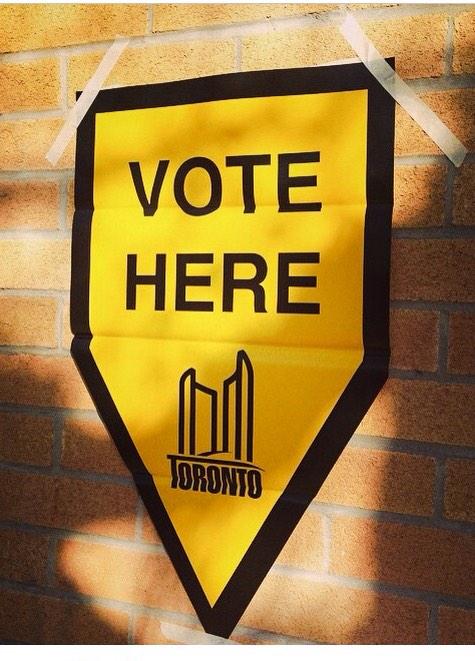 BauBid's tweet photo. Vote Day #Toronto ... Be part of the change! http://t.co/aQBq975yzQ