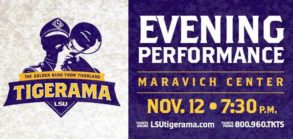 LSUKKPsi's tweet photo. Don't miss a great show by the LSU Symphonic Winds, Winds Ensemble, and Golden Band from Tigerland on November 12th! http://t.co/7HGFtbHbOs