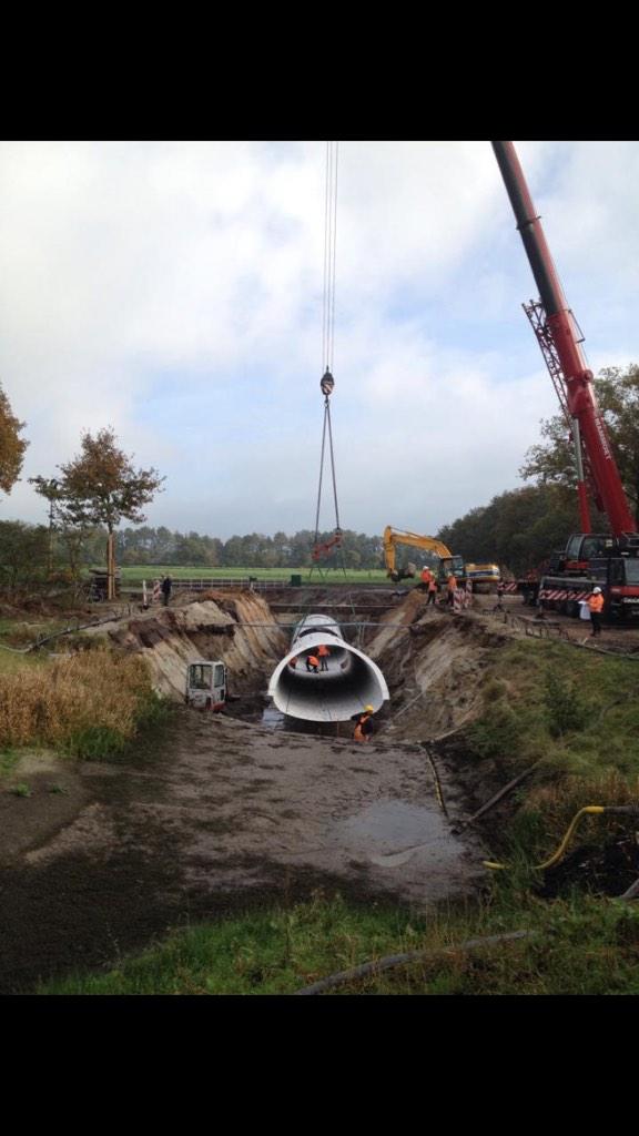 Afgelopen weekend duiker geplaatst te Bunne.