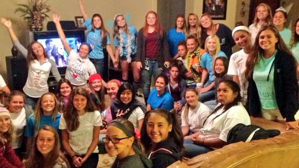 camdenfrankland's tweet photo. Kidnapping success! #extremelyexhausted 😴💙👌 http://t.co/1JwX5wLuRD