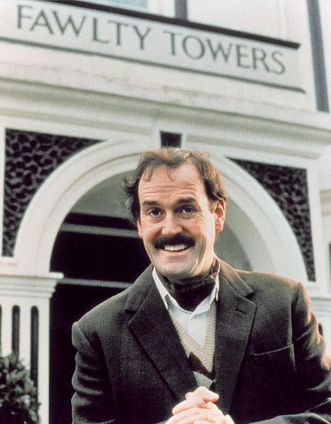 Happy birthday JOHN CLEESE! Between Python & Fawlty, he may be responsible for more laughs than anyone else on earth. 