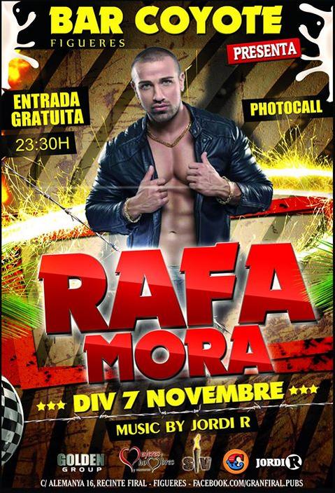 Viernes 7 nos visita RAFA MORA.!!!!!! OS ESPERO A TODOS!!!