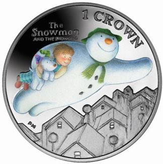 coinnetwork's tweet photo. Isle of Man Coins Feature The Snowman and The Snowdog http://t.co/hznVI7461z
