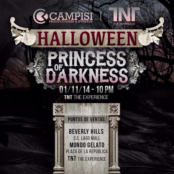 CampisiVE's tweet photo. Entradas disponibles en @1beverlyhills en @Lago_Mall @MondoGelatoRest @TNTmcbo para la HALLOWEEN #PrincessOfDarkness http://t.co/BRrNUn4yUK