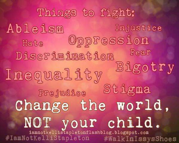 Mom2Rebels's tweet photo. Things To Fight #IamNotKelliStapleton http://t.co/MQOuTb3EMR http://t.co/eVrtKymW8A