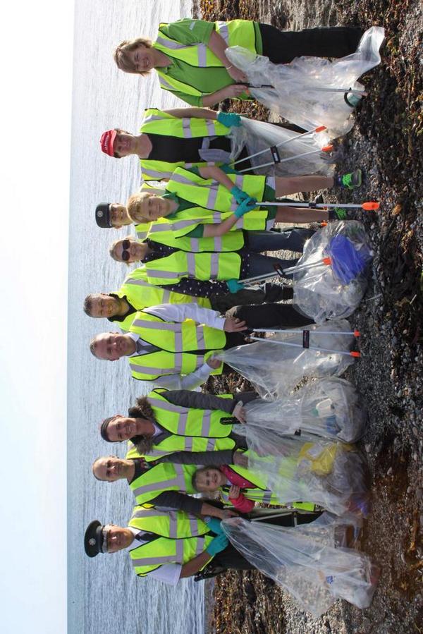 Litter pick on one of our beaches with the local community police and one of our cross community groups.  Great day x