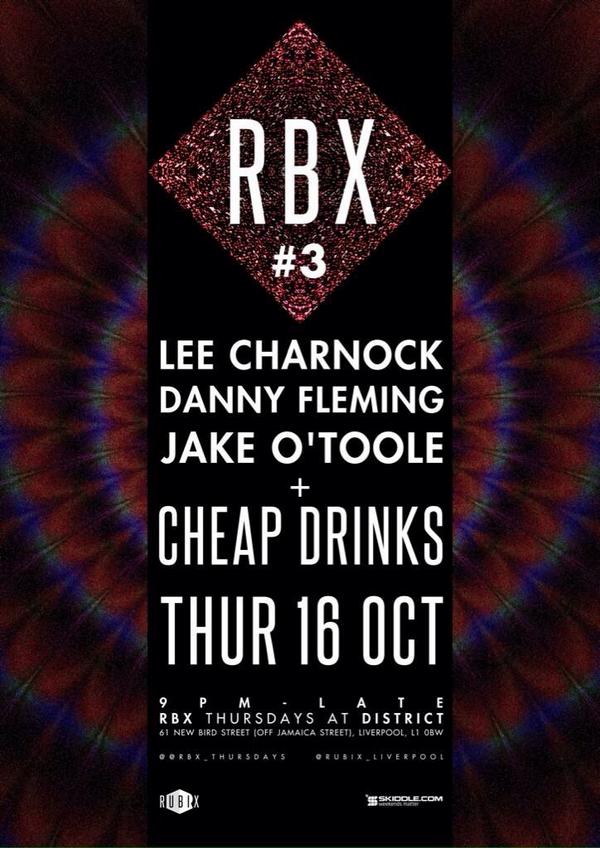 gowans1's tweet photo. RBX THURSDAYS! Come and enjoy a night filled with tech &amp; deep house, down at district in the Baltic triangle! 9-LATE http://t.co/JU9sD3az5k
