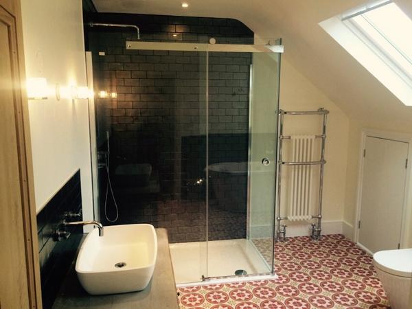 Brave bould tile choices but looks amazing #indraove