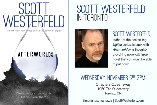 ScottWesterfeld's tweet photo. Yo, Canada. I will be in Toronto in three weeks! http://t.co/51lp7eHChY