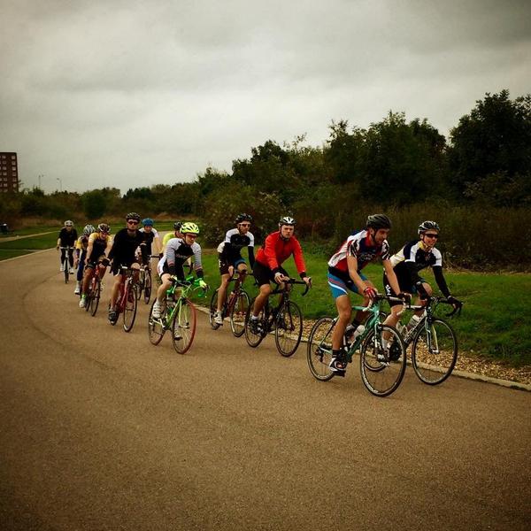 Group cycle training at Hillingdon cycle circuit #BrunelFreshers <a href="/brunelstudents/">Union of Brunel Students</a> <a href="/BrunelSport/">Brunel Sport</a>
