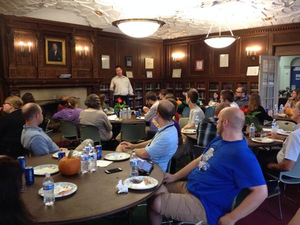 duffyrobbins's tweet image. Privilege today to gather &amp;amp; fellowship with local Eastern YMIN alumni, hearing from EU prof, Steven Boyer. #2Tim2:2