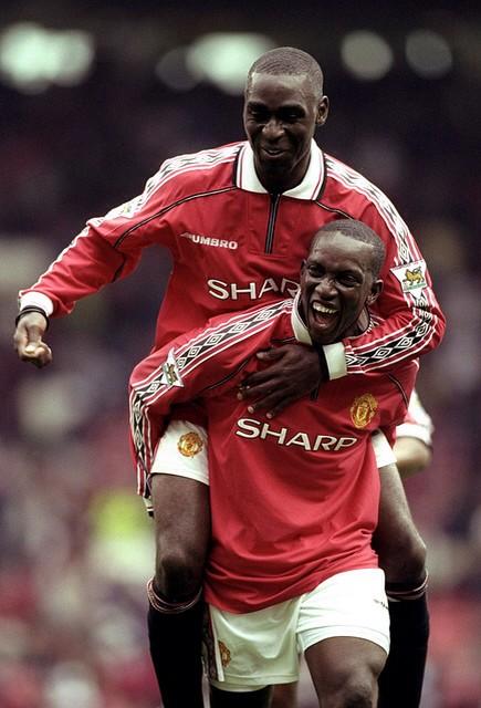Happy 43rd Birthday to our legendary striker Andy Cole!! His partnership with Yorkey played a huge part in treble win 