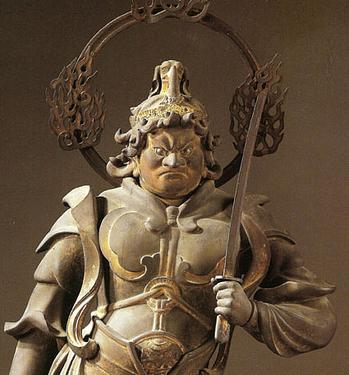 京都・三十三間堂/金色孔雀王（二十八部衆）(鎌倉)】国宝。木造彩色
