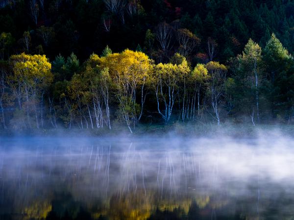 Kido Pond in the morning in Nagano prefecture jab.tokyo/?p=1922 
#japan #travel #picture
