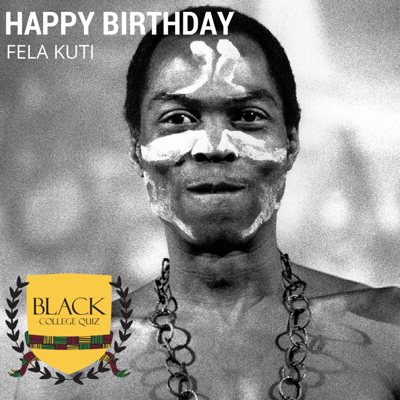 Happy Birthday Day Fela Kuti! 