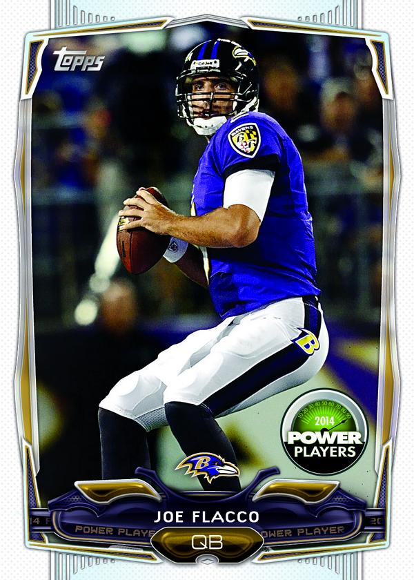 Topps's tweet photo. Did you have @Ravens Joe Flacco "Powered Up" last weekend?  He is our Wk6 Veteran #ToppsPowerPlayer http://t.co/4UNufj60BH