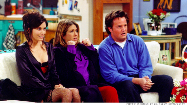 CNN's tweet photo. Every episode of #Friends will be there for you on @Netflix starting January 1:  http://t.co/ho31if9uLl http://t.co/Y2uZ7yBeiS