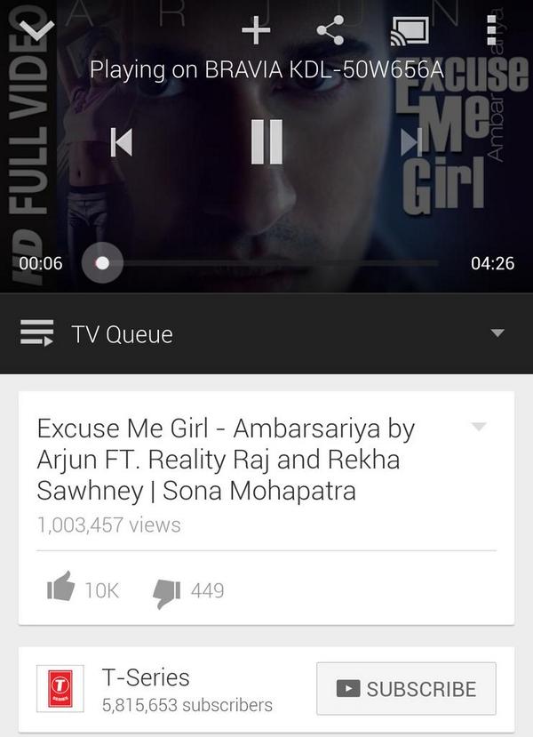 Adil_Musa1's tweet photo. Well done!✊1 Million views under a month! #ExcuseMeGirl @ArjunArtist ft @RealityRaj @sonamohapatra @RekhaSawhney87 http://t.co/sW4iodUIz1