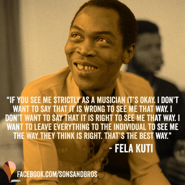 Happy birthday to the pioneer of the Afrobeat music genre, Fela Kuti! Your legacy lives on forever. 
