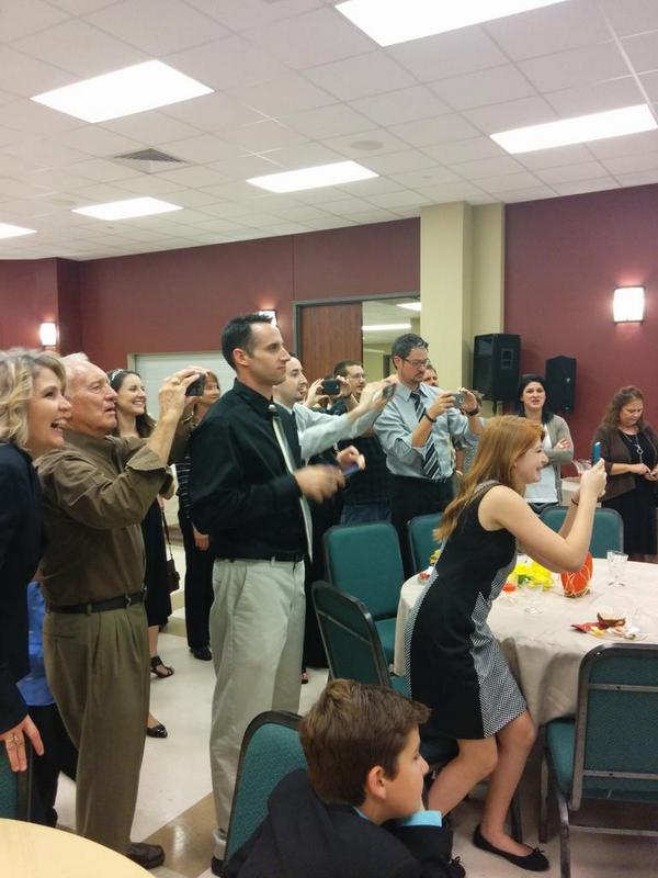 Preston's tweet photo. My family is so famous! Look at this paparazzi xD http://t.co/lLqWv4DN3H