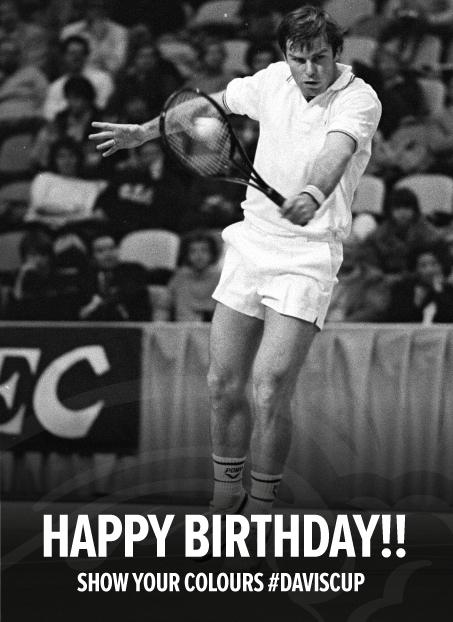 Happy Birthday to champion Roscoe Tanner. Roscoe was part of the USA team that lifted the title in 1981 