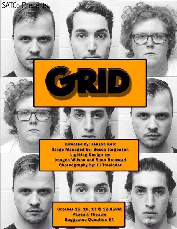 Don't miss GRID, today through Friday at 12:45! #yyj #yyjarts <a href="/UVicPhoenix/">UVic Phoenix Theatre</a>