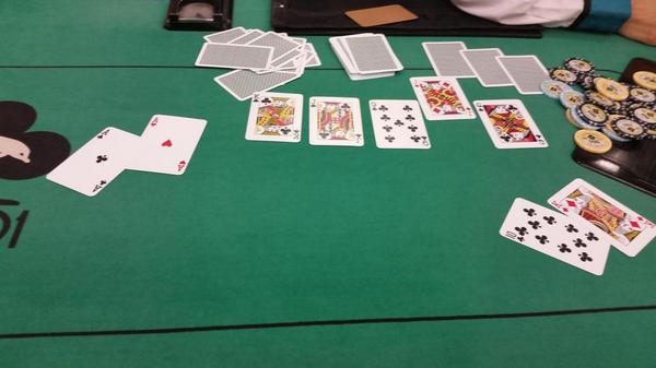 flyinlyons's tweet photo. flops nuts vs AA rivers #nutflush & #straightFlush #iCalledItFirst @Bay101Casino dealer missed it #bayArea http://t.co/DuXeMeWaxY