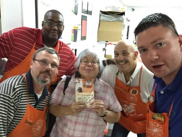 OrlandoDepot's tweet photo. Great job Ivette! FIRST million $$ PASA!! #1million #hd6349 #firstforpro @HDGerri @THDSpecialtyOps http://t.co/vR71SuhWh7