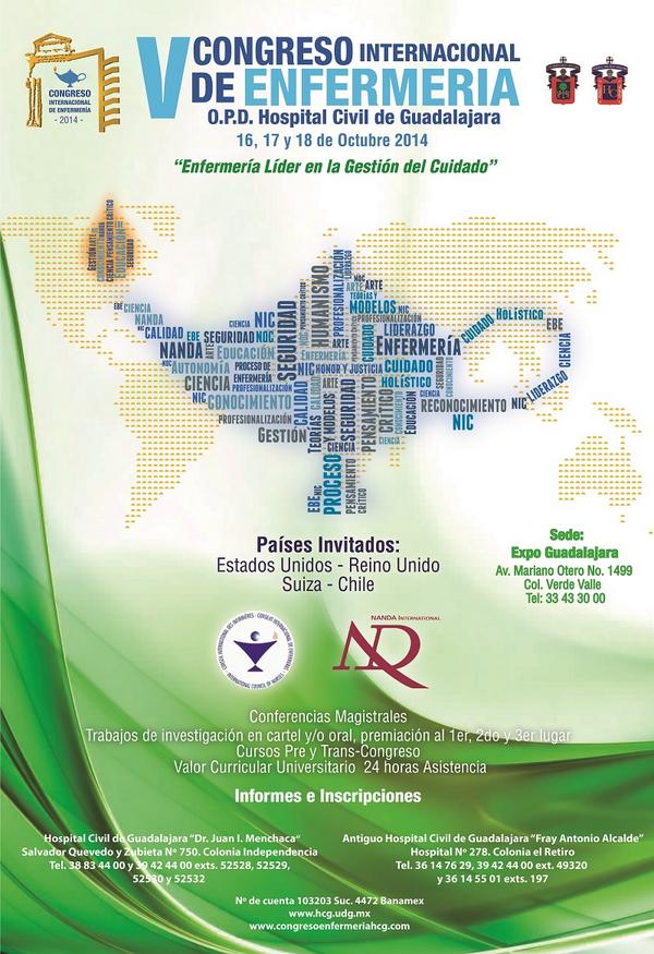 udg_oficial's tweet photo. V Congreso Internacional de #Enfermería organizado por @HospitalCivil. Aquí el programa→http://t.co/R7rHZaEEPG http://t.co/cEo53L1WTF