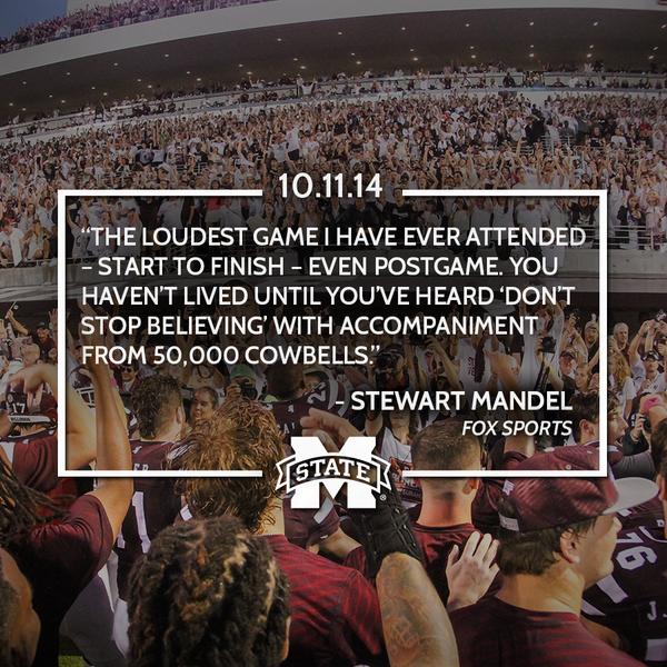 HailStateFB's tweet photo. Thanks for coming to #StarkVegas, @slmandel. Come back any time. #HailState http://t.co/kvmWJtgAtm