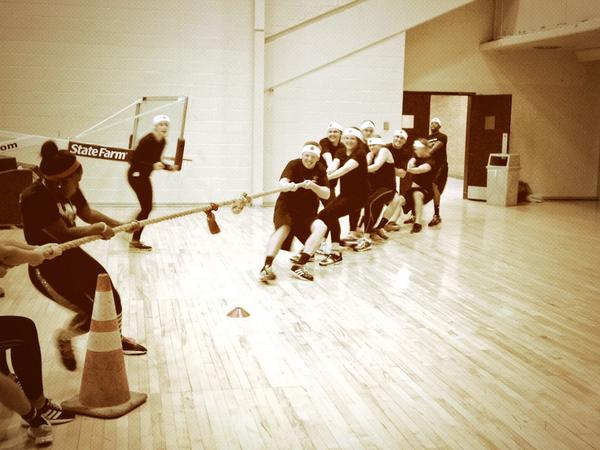 Team Japan outlasted Team Venezuela in the tug-of-war competition at the <a href="/EKU_SAAC/">EKU_SAAC</a> Olympics!
