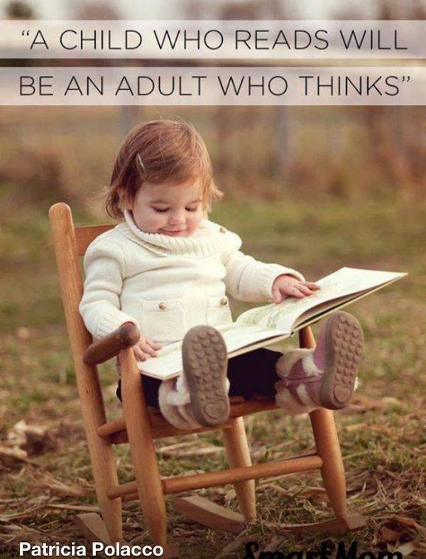 magelicasvoyage's tweet image. &quot;A child who reads will be an adult who thinks&quot; @magelicasvoyage @TechnoGuidess @reading_matters @KRRowe @bamauthor