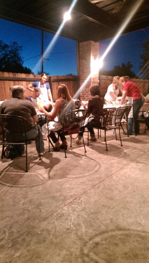 Caution: Hard working pumpkin painters at work!