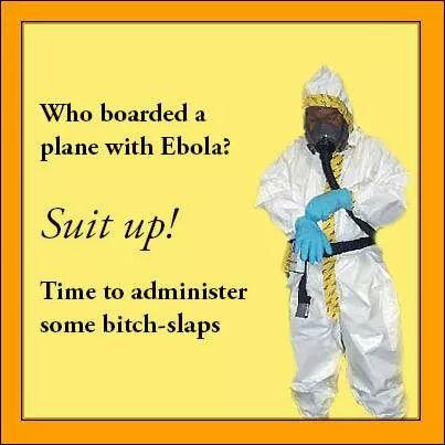 ebola1645's tweet photo. Quit traveling, harbingers of #Ebola! http://t.co/Q4OrZykYME