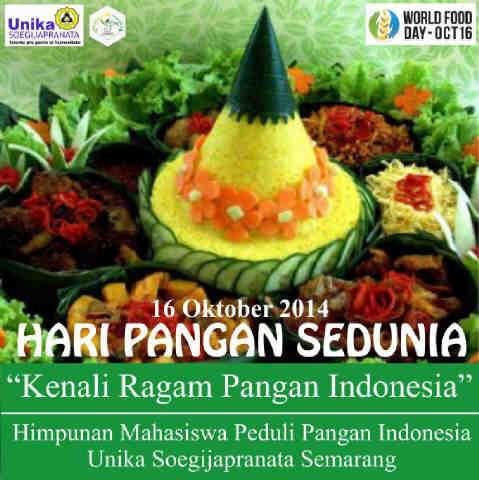 Selamat hari pangan sedunia O(∩_∩)O