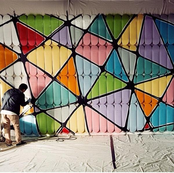 Element_BR's tweet image. Mural que o #PUSH deixou para nós em nosso escritório de Costa Mesa.