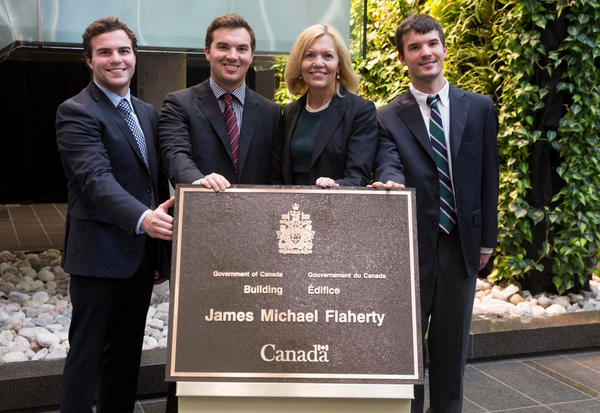 TedMenzies's tweet photo. This is so fitting for a truly great Canadian. Jim's contributions will not be forgotten. http://t.co/DbpMGmDdp2