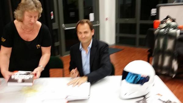 salvocachia's tweet image. With the one n only @BenCollinsStig and @SilverDellBooks @salvo25 at lytham st annes #howtodrive