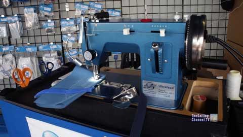 GnawticalDog's tweet photo. So excited about our new solar powered Sailrite sewing machine. Thx to Matt & Eric for the tips! #ABS2014 @Sailrite http://t.co/Fp3yu7m0wK