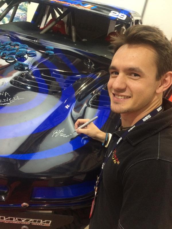 gatewaycanyons's tweet image. Signing the Baja Pro Race Truck to Fight Cancer.#GatewayCanyons #DrivenEXP #IMEX14