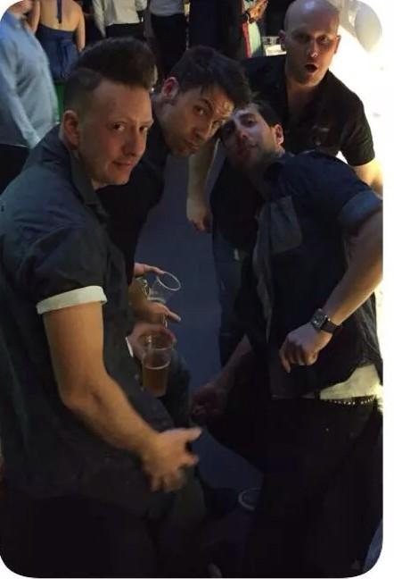 Me and tackleberry last night just chilling before we get on stage