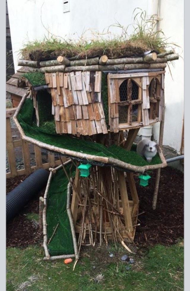 Hobbit Hutch on Twitter "iloverabbits handmade hobbit style rabbit