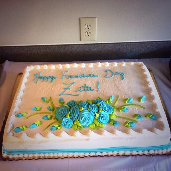 Celebrating Founders Day today with a ceremony and cake! 116 never looked so good 😍😊💖👑 ZLAM #ZTAFoundersDay