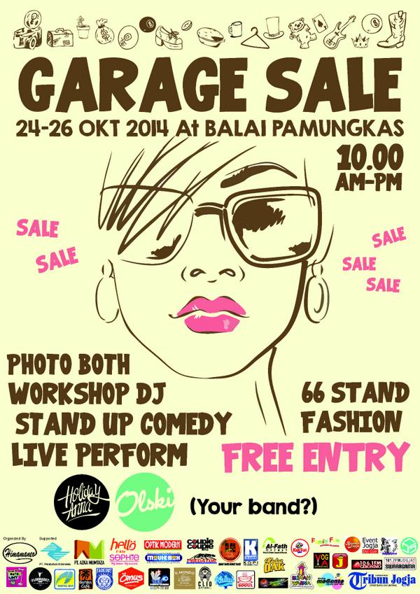 sampattifestive's tweet photo. @CFScollection 24-26 Okt 14 | Garage Sale, Workshop DJ | Balai Pamungkas Kridosono YK | Free Entry #jogja http://t.co/UGWPPSz7vk